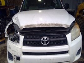 2009 TOYOTA RAV4 WHITE 2.5L,AT,AWD.  Z24897